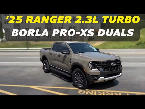 2025 Ford Ranger 2.3L Turbo Exhaust Sound w/ Borla ProXS Duals!