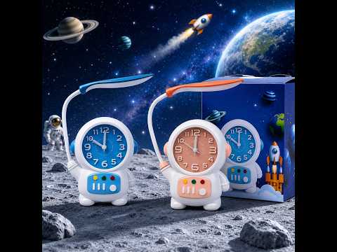 Astronaut Desk Lamp with Alarm Clock 12805