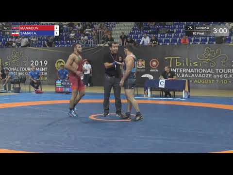 1/2 final GR-63 kg: M.Məmmədov (AZE) - A.Saman (İRİ)