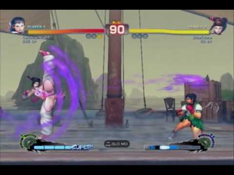 Super Street Fighter IV (PS3) -- Ranked Match - Sakura vs Juri