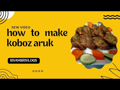 how to make koboz aruk#koboz#yammy #arabian #fud#surya kumari#sivamsri vlogs