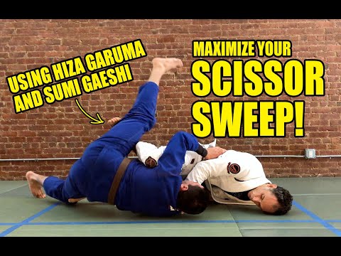 Maximize Your Scissor Sweep: Hiza Garuma and Sumi Gaeshi to the Rescue (BJJ/Jiu-Jitsu)