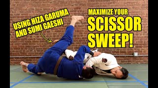 Maximize Your Scissor Sweep: Hiza Garuma and Sumi Gaeshi to the Rescue (BJJ/Jiu-Jitsu)