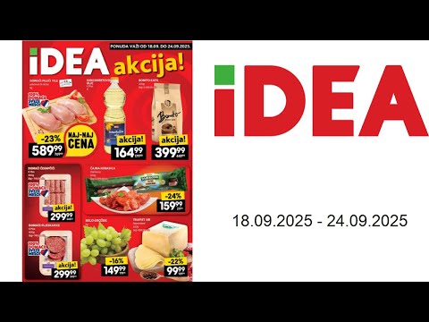Idea katalog - Nedeljni katalog - 18.09.-24.09.2025