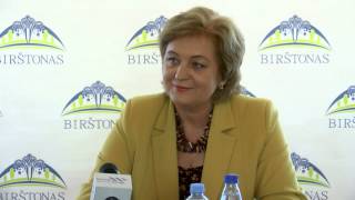 preview picture of video 'Birštono merė N.Dirginčienė apžvelgė įgyvendintus ir planuojamus darbus'