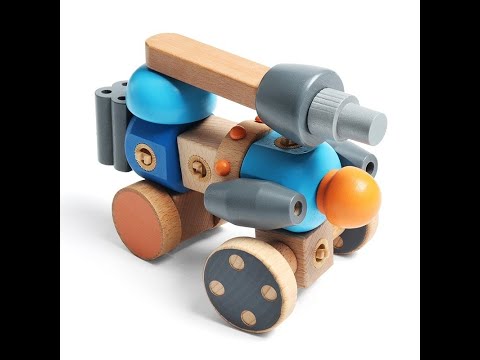 ĐỒ CHƠI DIY, SET ĐỒ CHƠI LẮP RÁP MÔ HÌNH XE 33 CHI TIẾT GIÚP BÉ PHÁT TRIỂN TRÍ TƯỞNG TƯỢNG, KHẢ NĂNG TƯ DUY - BAO NGON TOYS - DG100B