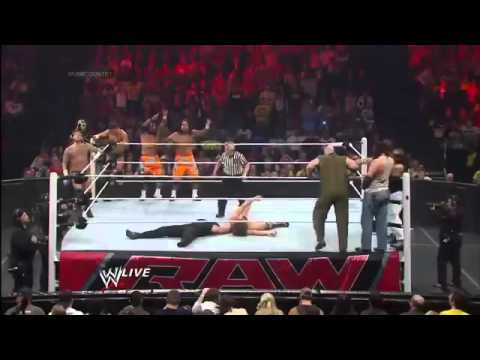 CM Punk, Daniel Bryan, The Rhodes Brothes &The Uso VS The shield & The Wyatt Familli Raw 2013