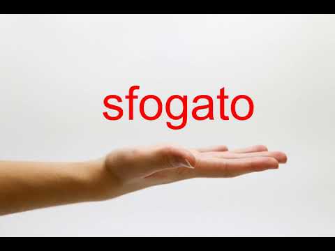 How to Pronounce sfogato - American English