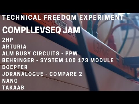 COMPLLEVSEQ JAM Joranalogue Compare 2 ALM PPW Behringer System 100 173