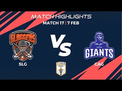 Match 17 - SLG vs CAG | Highlights | Fancode European T10 Gibraltar | Gibraltar 2022 | ETT22.017