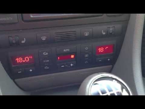 Audi A6 C5 Climatronic Degree Units Change Celsius/Fahrenheit