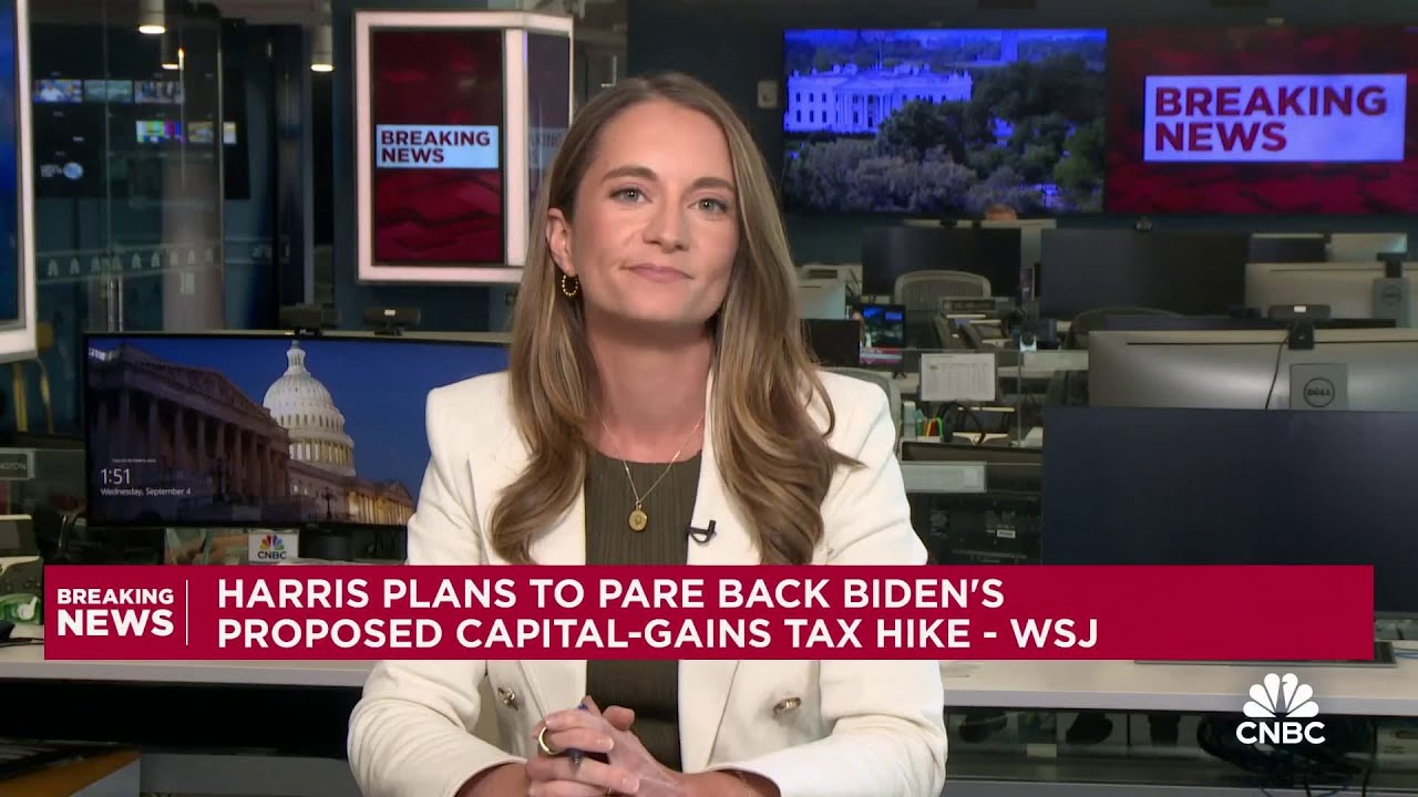 Harris reportedly plans to scale back Biden's proposed capital-gains tax hike