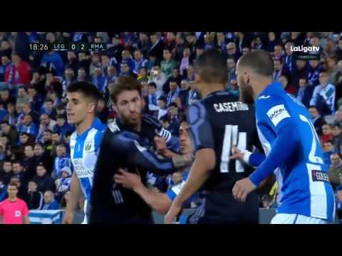 Alvaro Morata Header Goal Leganes vs Real Madrid 2 4 La Liga 05/04/2017 HD