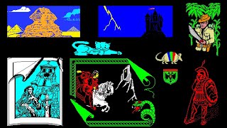 Thomson TO7/MO5 computer game intros 1983-1986