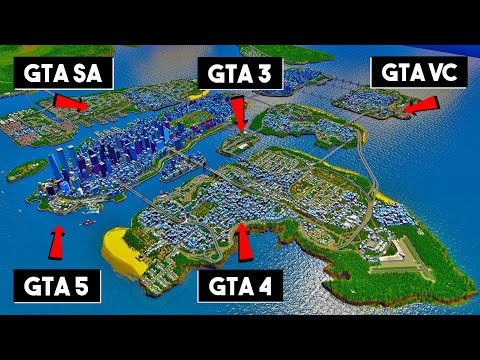 I Installed *ALL GTA MAPS* In One Game 😱 Is This The Biggest GTA Map ? 😍