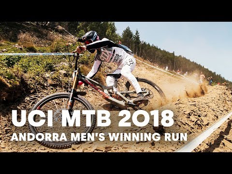 Loris Vergier's winning run in Vallnord, Andorra. | UCI MTB 2018