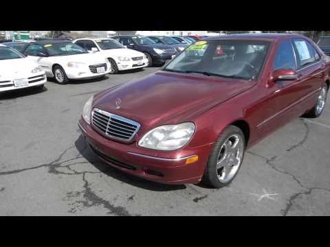 2002 Mercedes-Benz S500, Red - STOCK# L298303 - Walk around