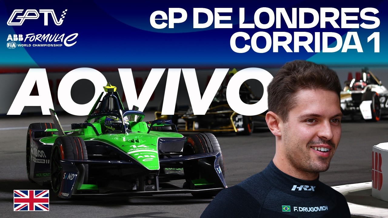 FÓRMULA E 2026 | CORRIDA 1 eP DE LONDRES COMPLETA E COM IMAGENS E DRUGOVICH | 16ª ETAPA