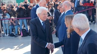 25 aprile, Mattarella e Meloni all'Altare della Patria