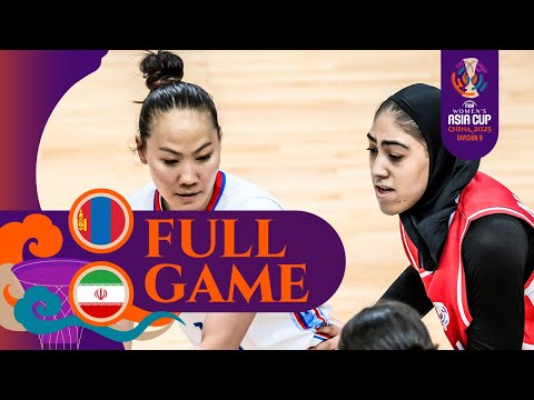 Mongolia 🇲🇳 vs. Iran 🇮🇷 | Full Game | FIBA #AsiaCupWomen 2025  - Division B