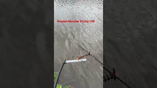 Branie na bomb feeder - Preston Monster X Carp 10ft w akcji  #feeder #carp #wędkarstwo