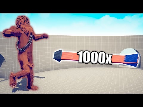 CHEWBACCA vs 1000x OVERPOWERED UNITS - TABS | Totally Accurate Battle Simulator 2025