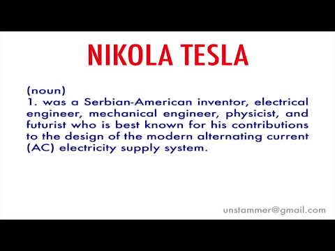 How to Pronounce Nikola Tesla