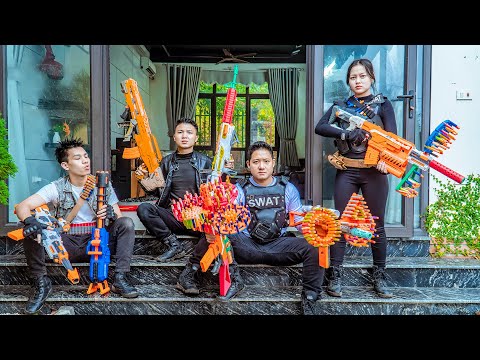 SEAL X NERF WAR : Hero SEALX Abandoned Building Crime Battle with Epic Nerf Guns