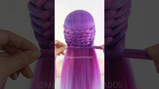 Easy hairstyle for girls 🎀 #braids #beauty #hair #viral #hairstyles