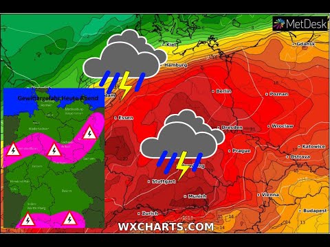Heute Unwetter und Starkregen möglich ! ⚠️Unwetterwarnung⚠️#wetter #wetterbericht