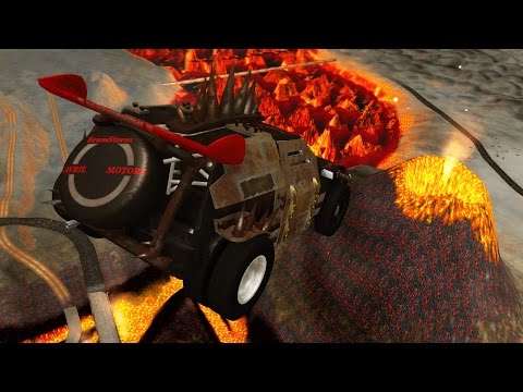 Jumping In Volcano - BeamNG.drive
