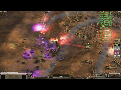 GLA Toxin - Command & Conquer Generals Zero Hour - 1 vs 7 HARD Gameplay