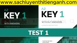 KET Listening - A2 Key 1 Tests 1 with ANSWERS KET PET Mr Mol - www.sachluyenthitienganh.com