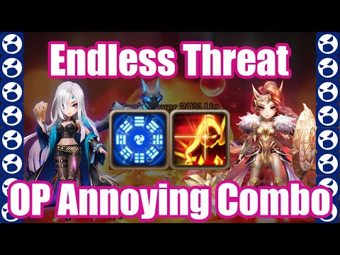 Endless Threat, OP Annoying Shizuka × Ophilia Combo Debut😁😁😁【Summoners War RTA】