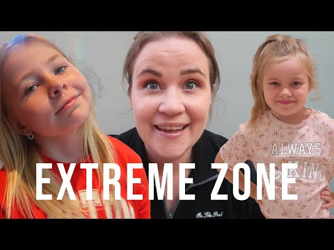 Adele lär sig gymnastik! Vi är på Extreme Zone i Malmö VLOGG