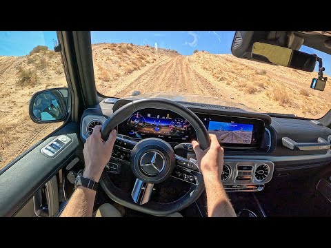 2025 Mercedes-Benz G 580 - POV Off-road Drive (Nellis Dunes OHV)