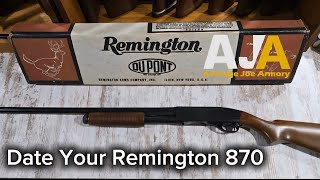 Date Your Remington (1921 to 2021)