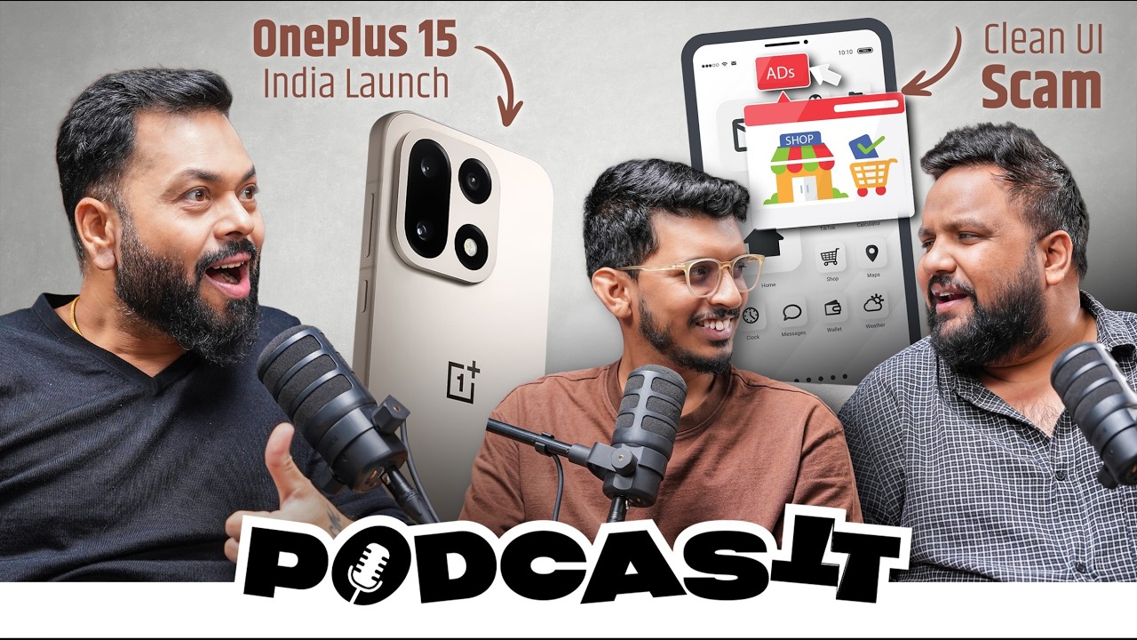 Clean UI Scam, OnePlus 15 India Launch, Upcoming Flagships, 1x Neo Robot | #PodcasTT🎙️
