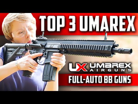 TOP 3 UMAREX .177 Cal Full-Auto BB RIFLES: HK416, MP40, Steel Strike / REVIEW