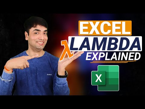 Excel Lambda Function Explained-How & When to use it?