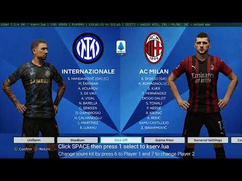 SERIE A ITALY KIT SERVER 2021-2022 PREVIEW AND INSTALATION