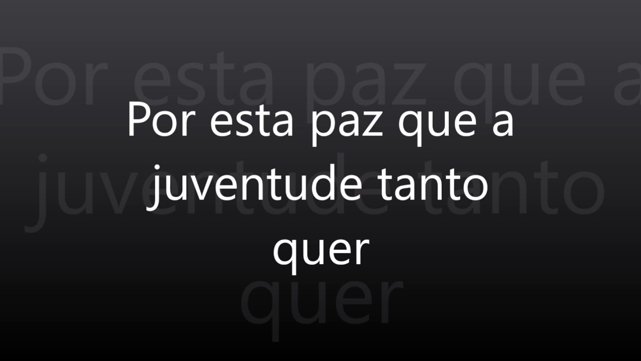 Por esta paz