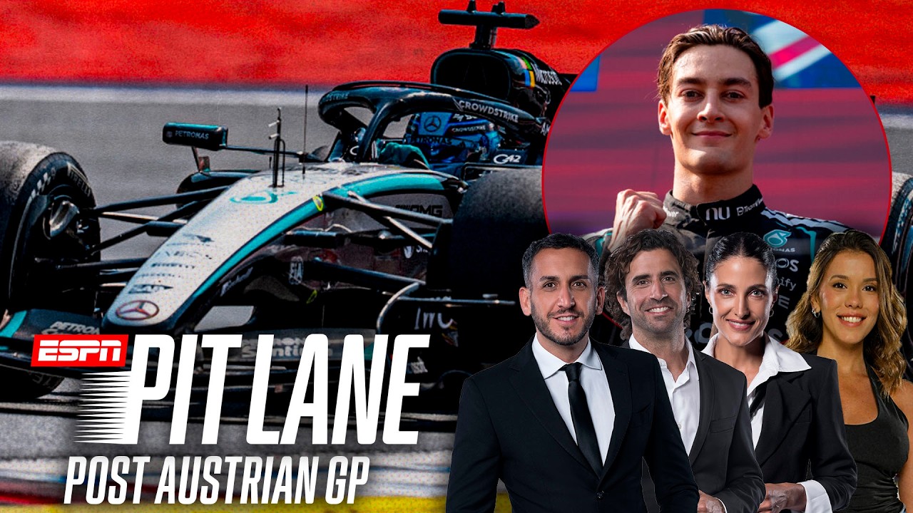 TRIUNFAZO DE RUSSELL EN UN AUSTRIAN GP CON MUCHA POLÉMICA PARA ANALIZAR EN ESPN PIT LANE