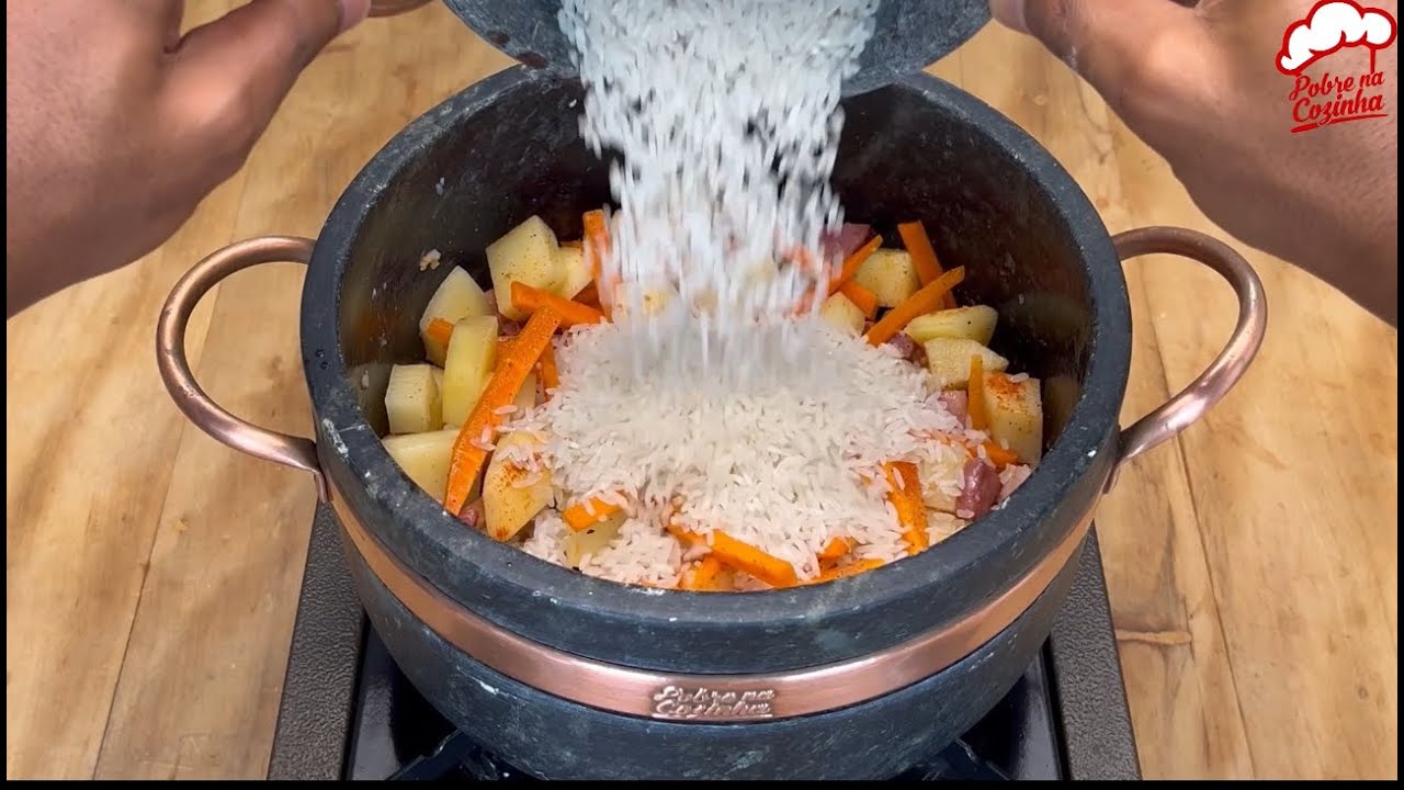 Faça seu almoço ou jantar, em apenas 1 panela em 20 minutos