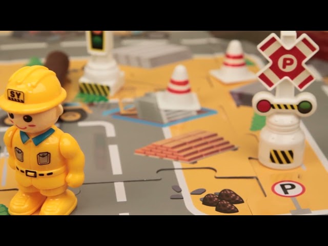 Набор игровой CITY SERIES Строительная техника инерционный 30деталей с 3лет - видео