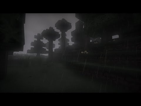 1 Hour of Relaxing MINECRAFT Music with Soft Rain