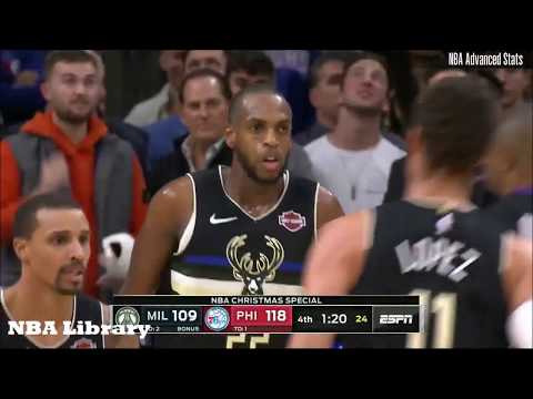Khris Middleton 31 Pts Highlights vs Sixers - (12/25/19)