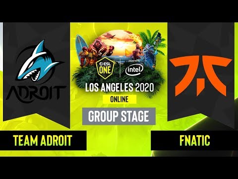 Dota2 - Fnatic vs. Team Adroit - Game 3 - Group Stage - SEA - ESL One Los Angeles
