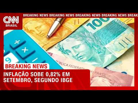 IPCA: Inflação sobe 0,82% em setembro, afirma IBGE | LIVE CNN