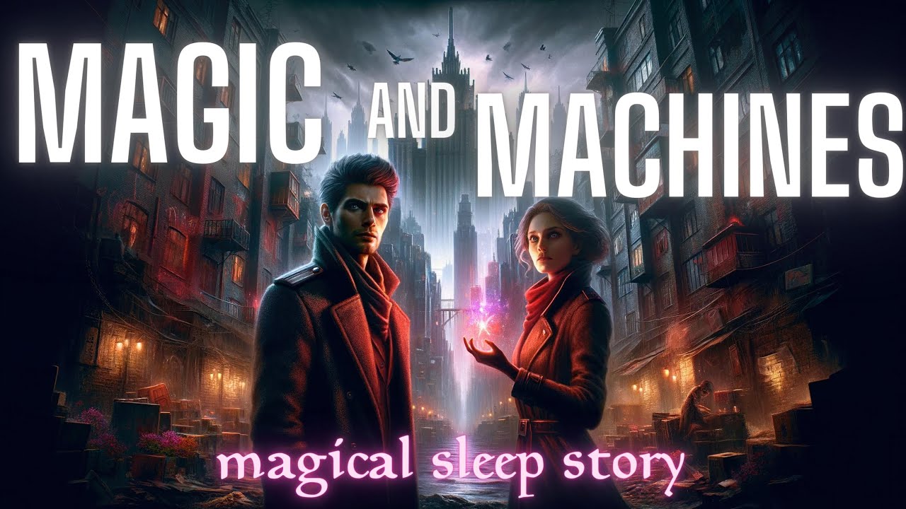 Magic & Machines: Dystopian SORCERY Tale | Soothing Adult Sleep Story | Cozy Rain & Thunder Sounds